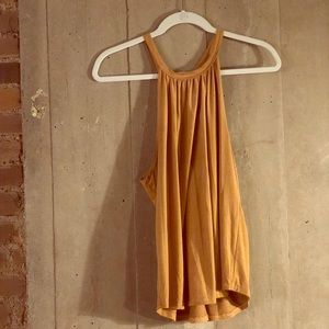 Tan Suede Top